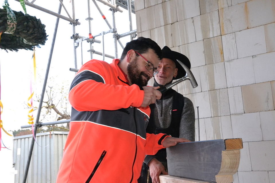 Richtfest Bild 4 Bild zeigt ...