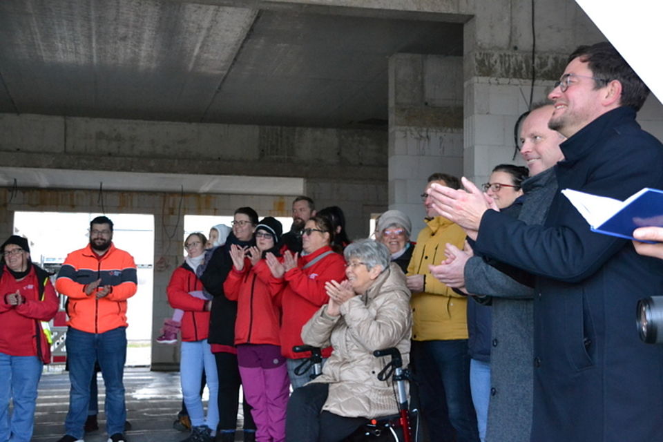 Richtfest Bild 3 Bild zeigt ...