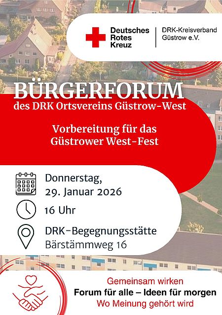 Bild zeigt den Einladungsflyer mit allen relevanten Daten