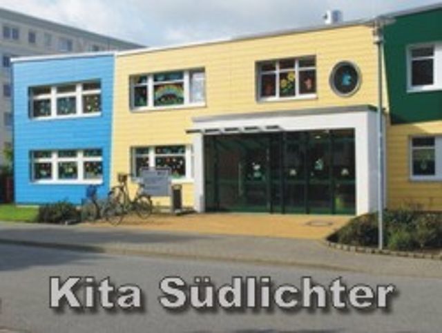 Bild zeigt das Gebäude der Kita Südlichter