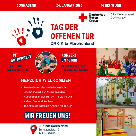 Bild zeigt den Flyer mit allen relevanten Daten