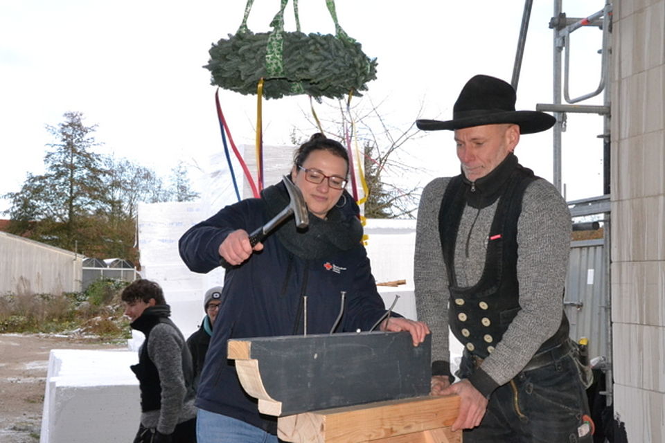 Richtfest Bild 6 Bild zeigt ...