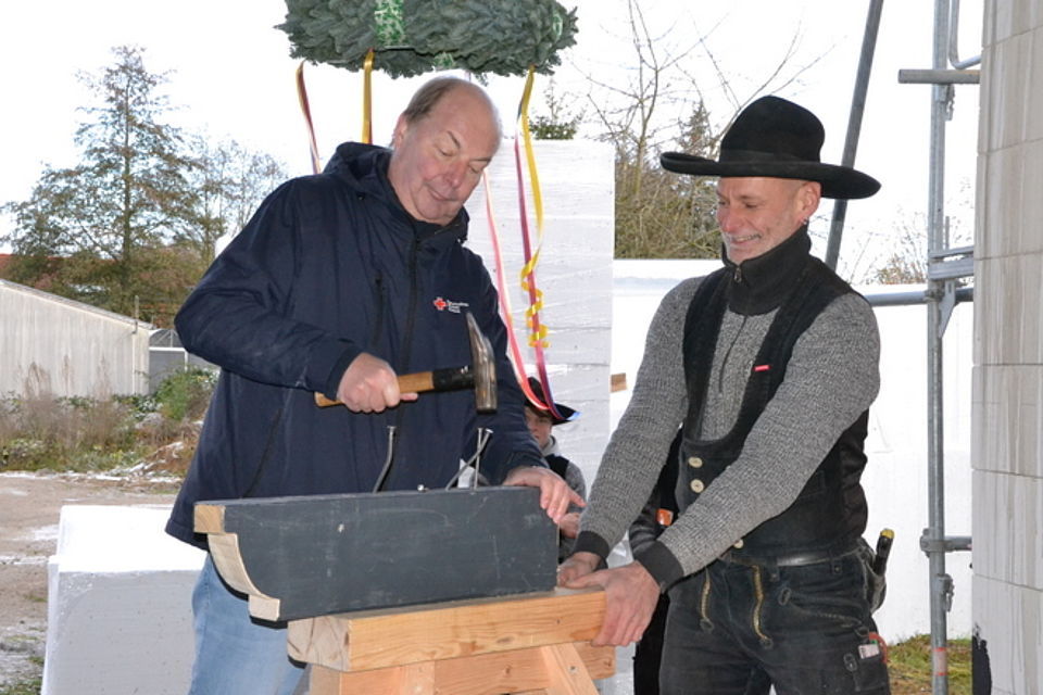 Richtfest Bild 5 Bild zeigt ...