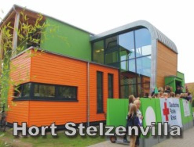 Bild zeigt das Gebäude des DRK Hort "Stelzenvilla"