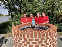 Bild zeigt das Team der Tagespflege Bützow bestehen aus 4 Mitarbeitenden Pflegedienstleitung Nicole Beese, Stellvertreterin Anja Walter, Präsenzkraft Silke Buß und Betreuungsassistentin Doreen Wendhausen (v.l.)