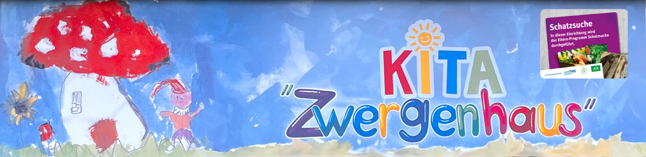 Bild zeigt das gemalte Logo der Einrichtung