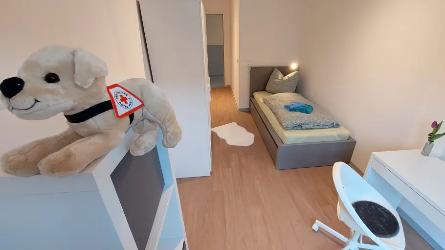 Bild zeigt ein Zimmer im neuen Domiziel